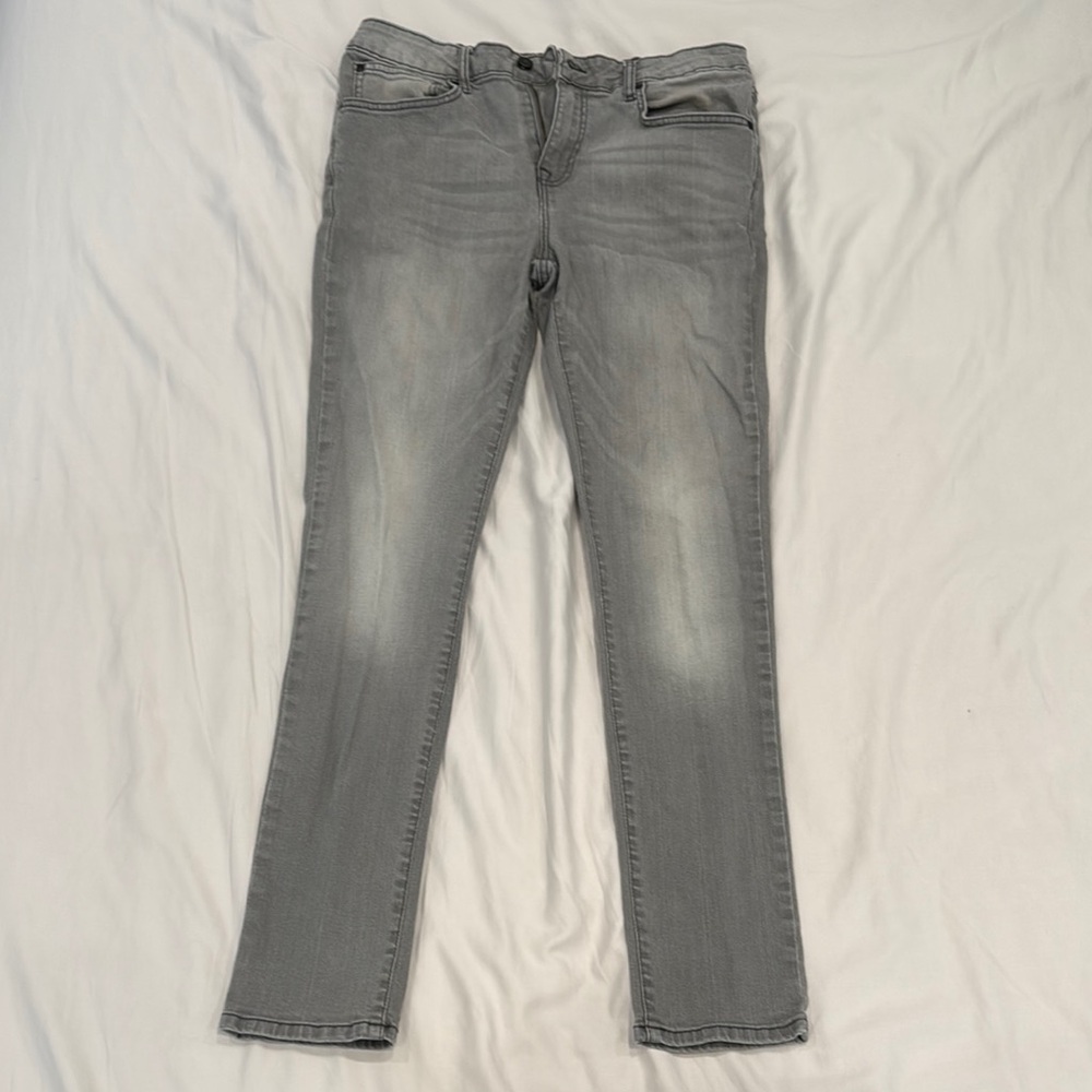 Gray Skinny Denim Jeans